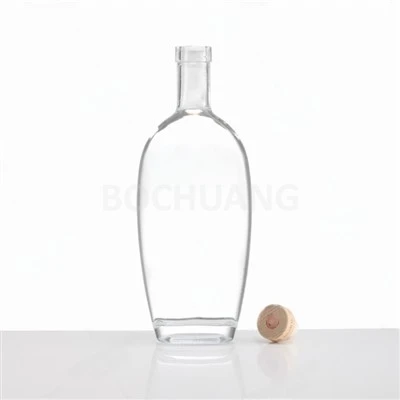 750ml Icupa ry'inzoga ry'ibirahuri rifise igipfukisho